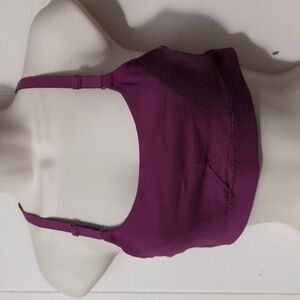 Athleta Maroon Sports Bra Size XS